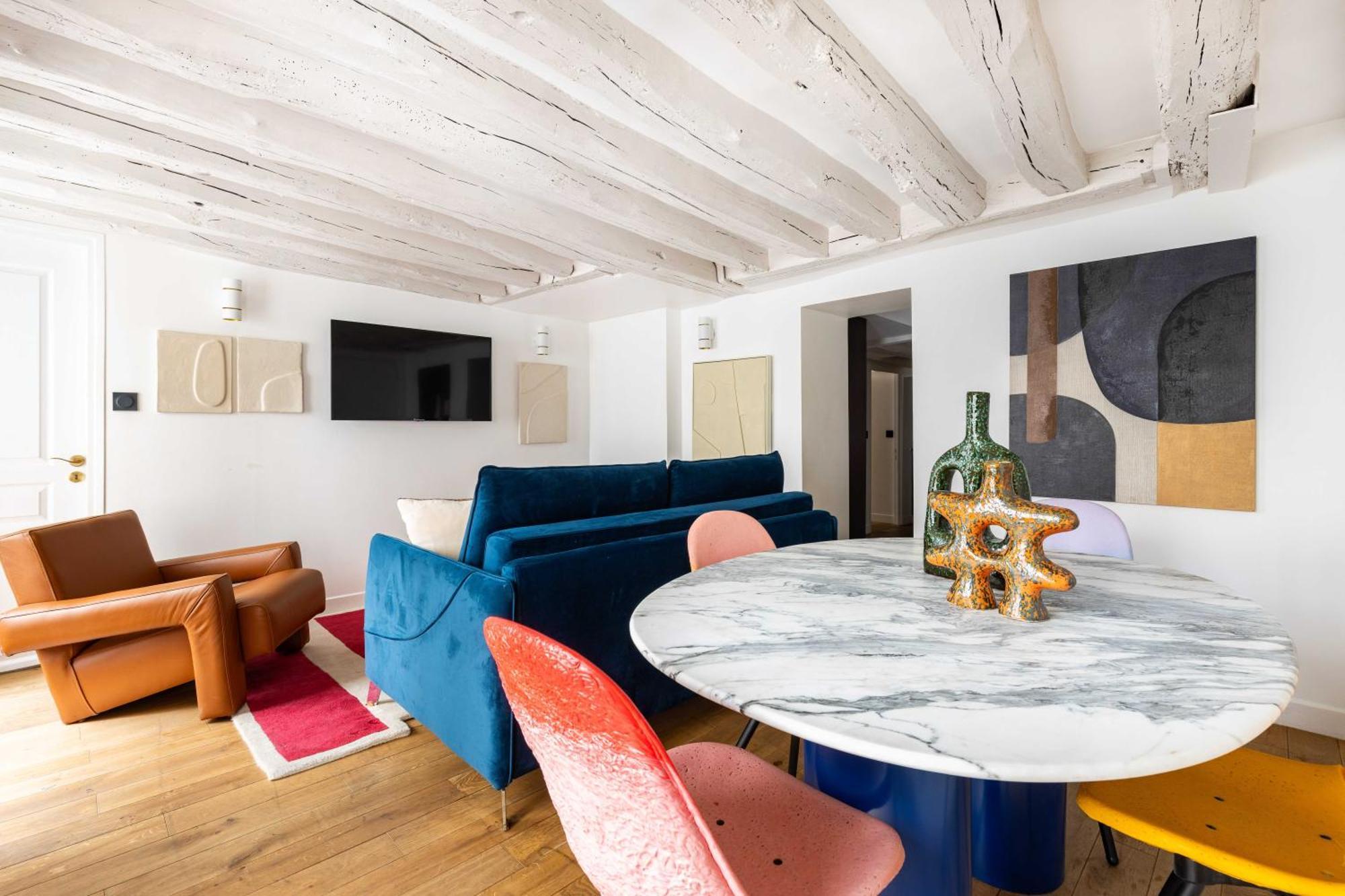 Joyful Apartment - 2Br-6P - Louvre-Rivoli Parijs Buitenkant foto